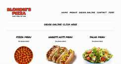 Desktop Screenshot of blondiespizza.com